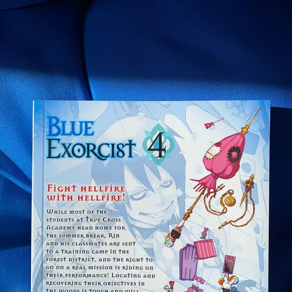 Anime Comic Blue Exorcist Volume 4 By Kazue Kato Funimation ExcellentCondition - Picture 7 of 11